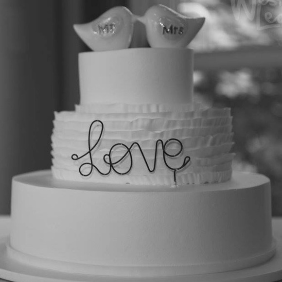 Other - Wedding cake topper “love”